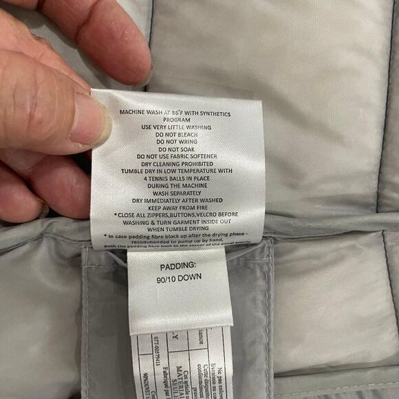 ALP N ROCK Chamonix Down Bomber Ski Jacket Women’s XS/1 Hoodie Full Zip Outdoors - Picture 12 of 16